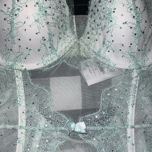 Exclusive Bridal Custom Swarovski Embellished Bridal Victoria’s Secret Corset - Picture 4 of 4
